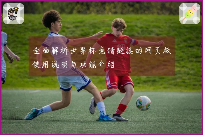 全面解析世界杯竞猜链接的网页版使用说明与功能介绍
