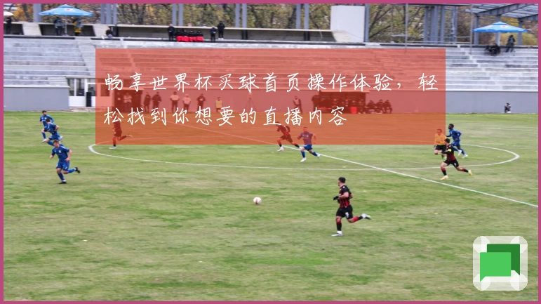 畅享世界杯买球首页操作体验，轻松找到你想要的直播内容